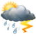 Partly Sunny, Thundershowers
