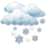 A little snow this evening